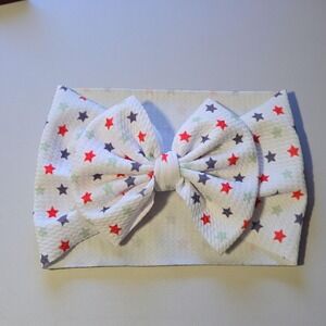 Star Baby Headwrap, Big Bow‎ Baby Headband, Stretchy Star Knot Headband
